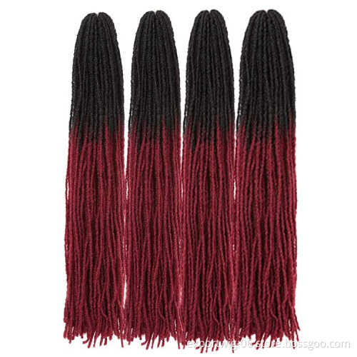 wholesale synthetic sister locs Crochet hair extensions afro kinky hair Dreadlocks Hair Extensions faux Locs dreadlocs